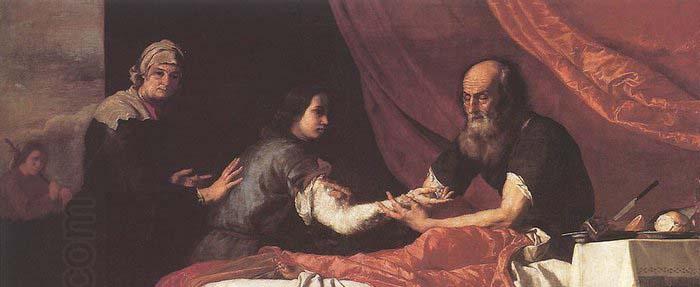 Jusepe de Ribera Jacob Receives Isaac-s Blessing China oil painting art